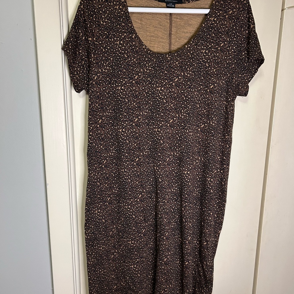 Sanctuary Brown Midi Dress